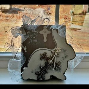 Silly Rabbit Easter is for Jesus Easter Sign